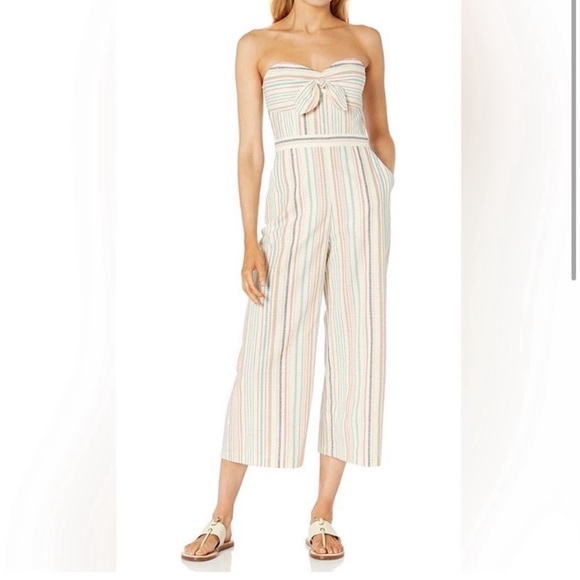 Parker Pants - Parker Bohemia Striped Sweetheart Strapless Jumpsuit